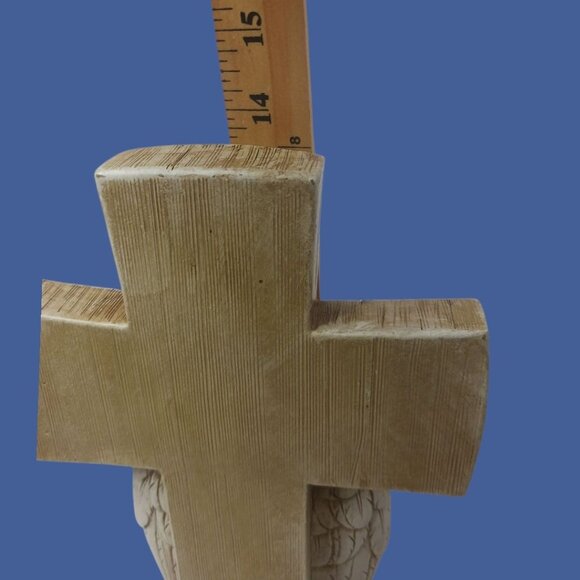 Avalon Gallery Christmas Treasures Nativity Story Figure Cross With Angel "14" - Picture 12 of 12